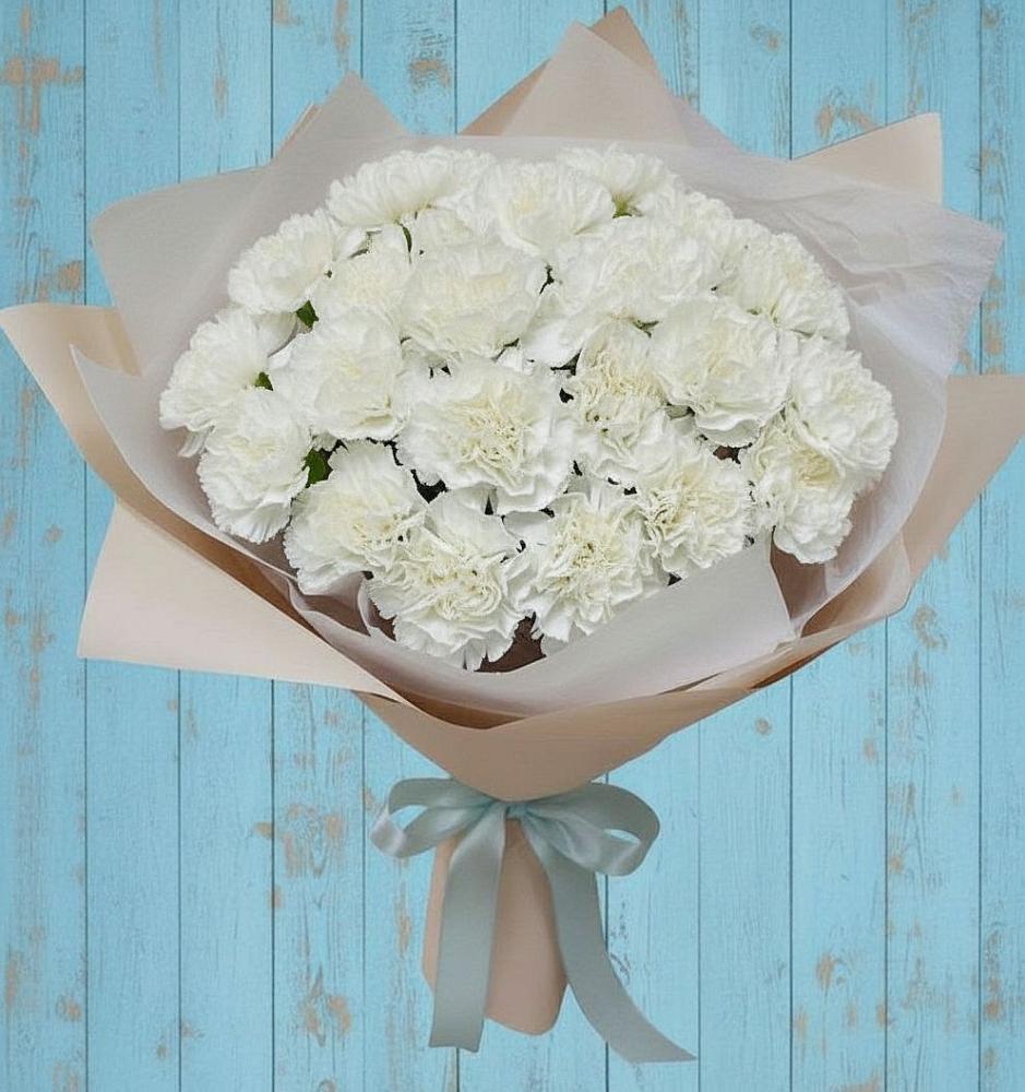 Букет цветов из: Гвоздики в Зарайске