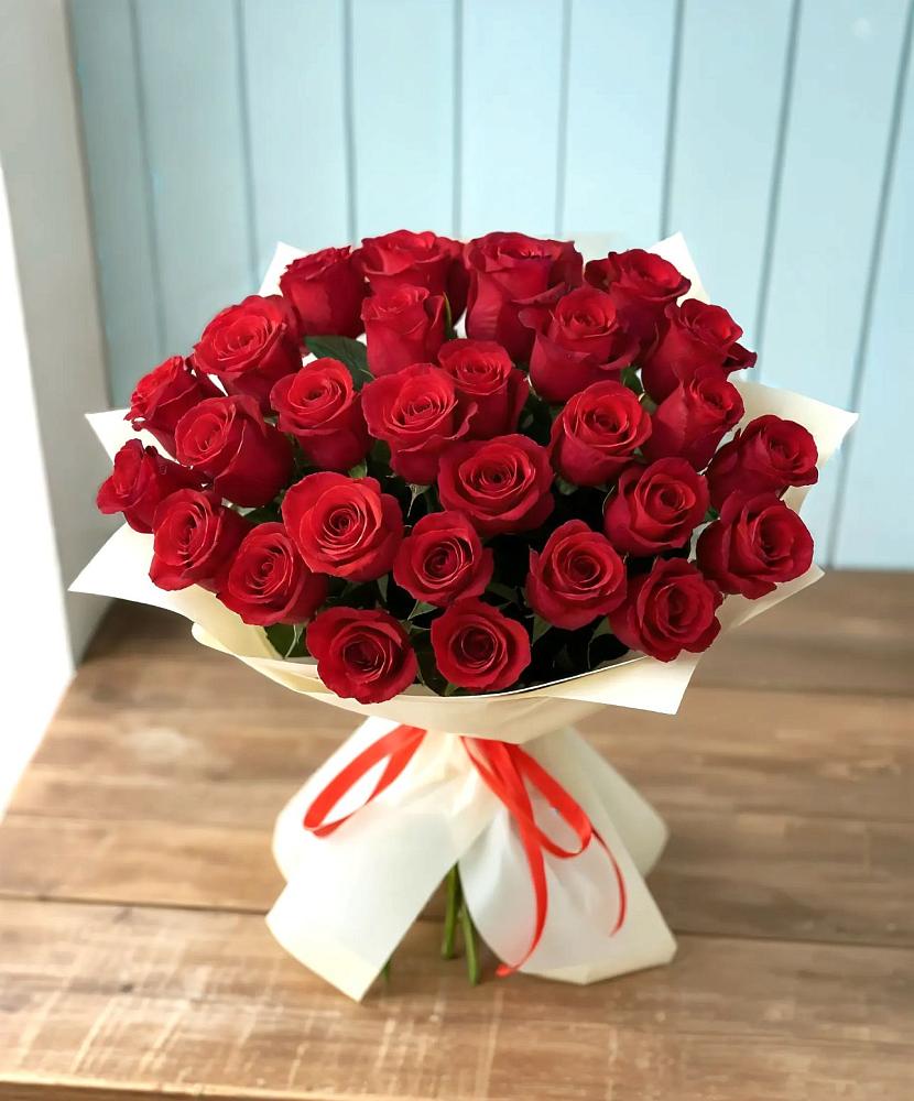 Букет 29 Красных роз в Зарайске
