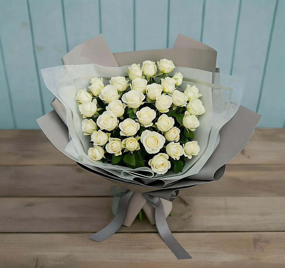 Букет Белоснежная нежность в Зарайске