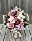 Букет цветов из: Альстромерии, Гвоздики, Розы и Хризантемы в Зарайске