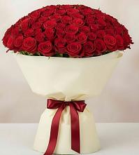 Букет 101 Красная роза Милано #REPLACE_PRED# Зарайске