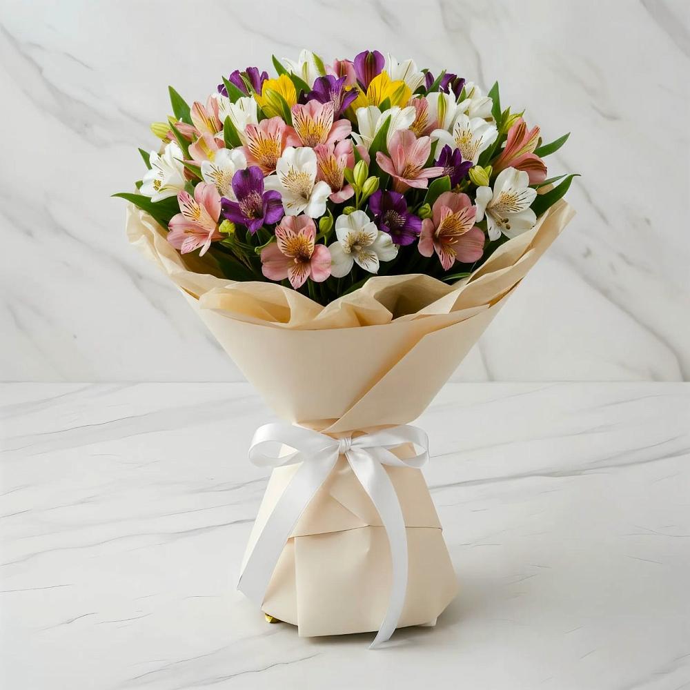 Букет цветов из: Альстромерии в Зарайске