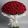 Букет 101 Красная роза Блэк Мэджик в Зарайске