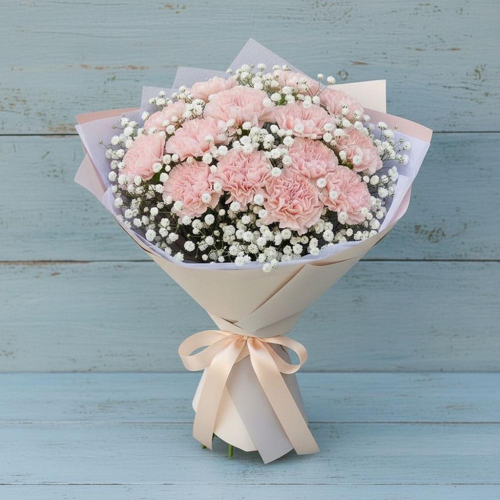 Букет цветов из: Гвоздики в Зарайске