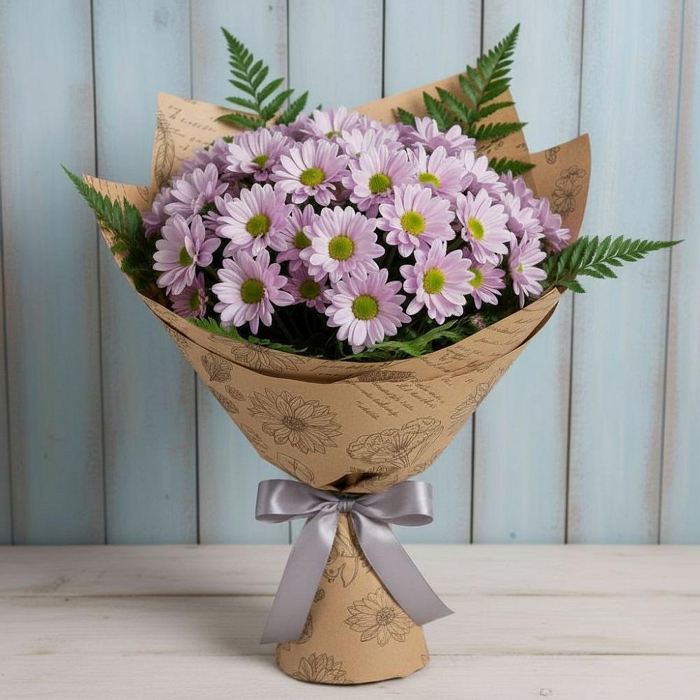 Букет цветов из: Хризантемы в Зарайске