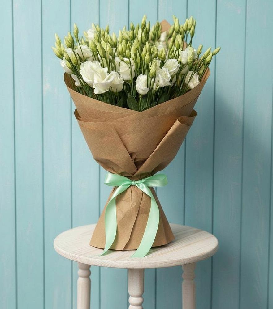 Букет цветов из: Лизиантусы в Зарайске