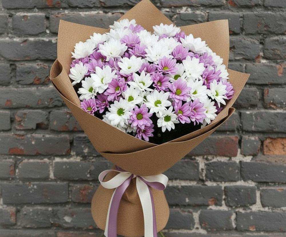 Букет цветов из: Хризантемы в Зарайске