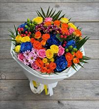 Букет цветов из:  Розы и Хризантемы в Зарайске