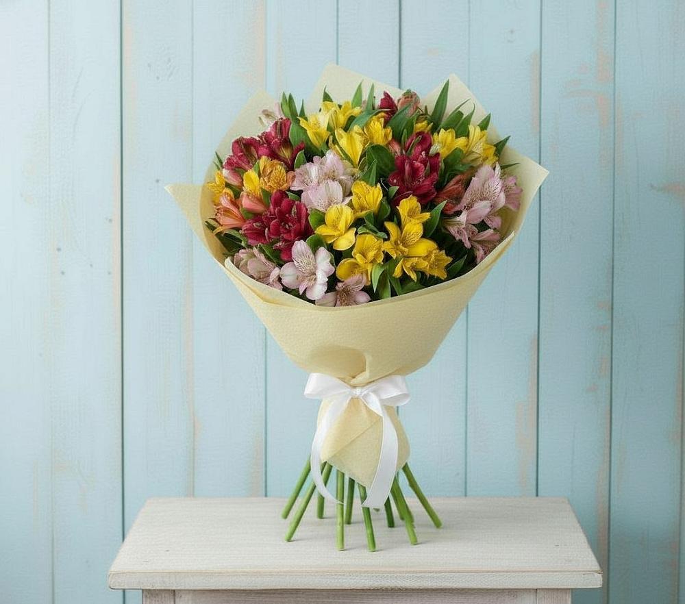 Букет цветов из: Альстромерии в Зарайске